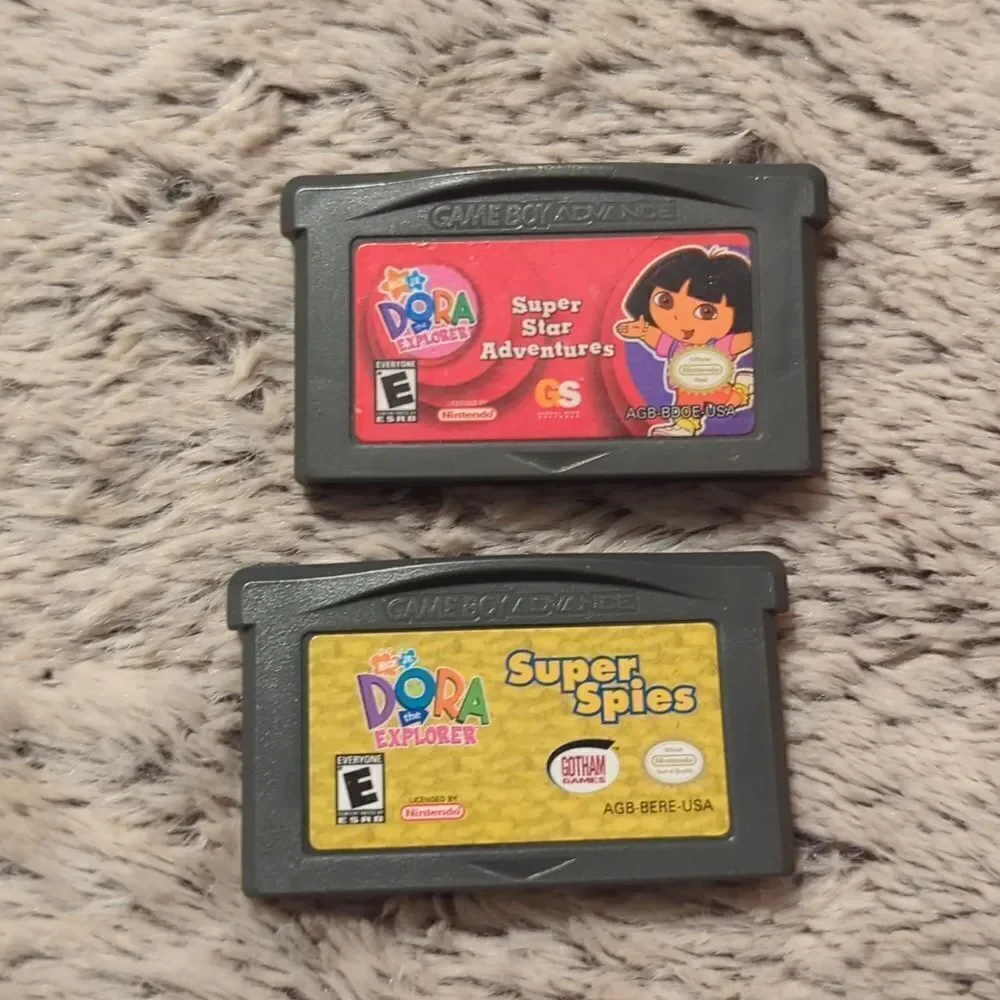 3 Game Boy Advance Games Dora Super Star Adventures Super Spies  Kim Possible
